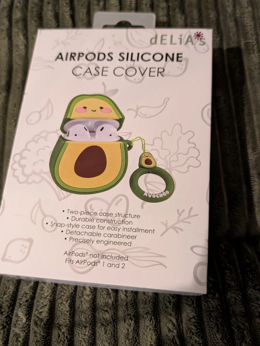 dELiA*s Avocado Green Silicone AirPods Case Cover